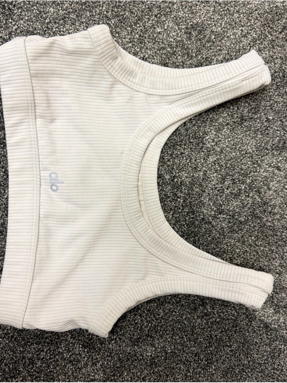 ALO Yoga bra in Off-White - Picture 1 of 4